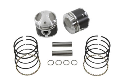 74" FL-FX Piston Set Standard Size for 1941-1977 Big Twin
