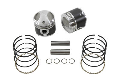 74" FL-FX Piston Set Standard Size for 1941-1977 Big Twin