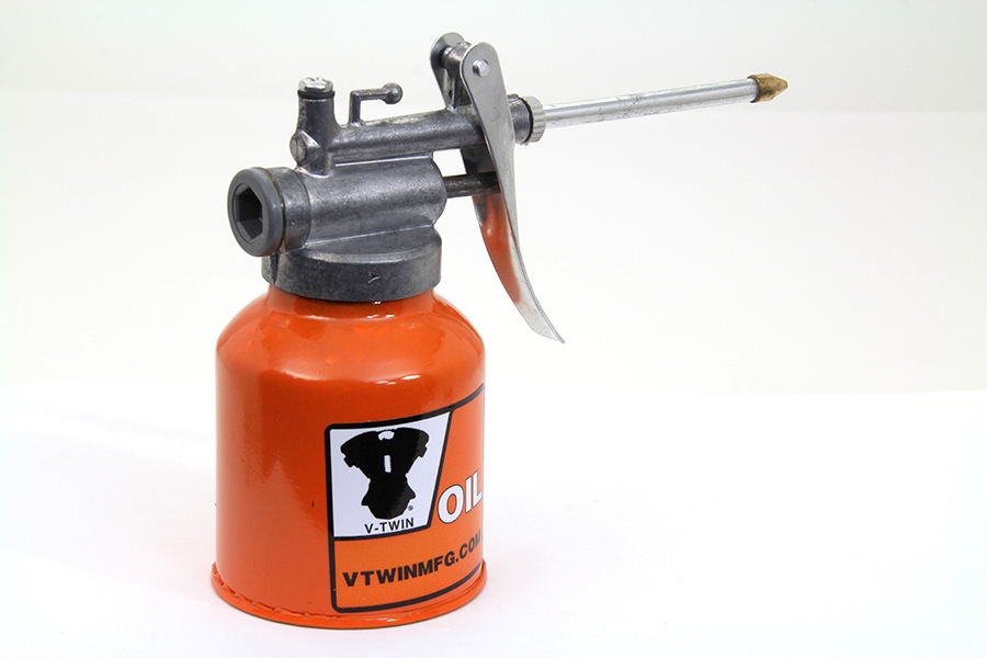 Metal Squirt Oil Can