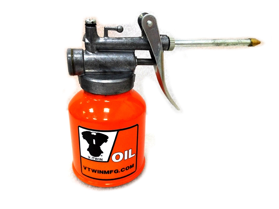Metal Squirt Oil Can