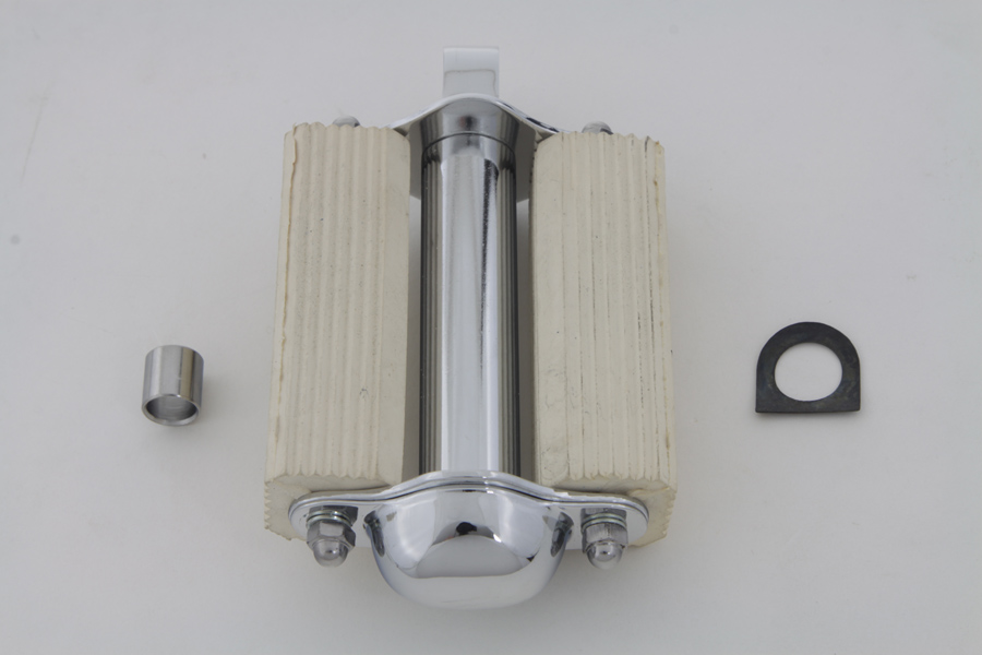 Bicycle Kick Starter Pedal and Axle Assembly White