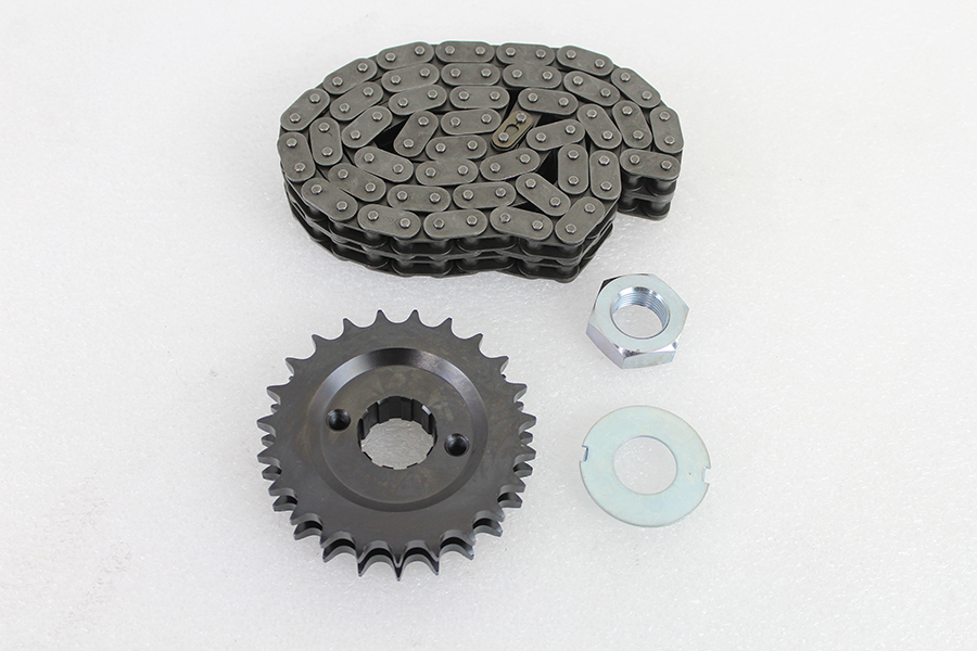 23 Tooth Spline Sprocket and Chain Kit