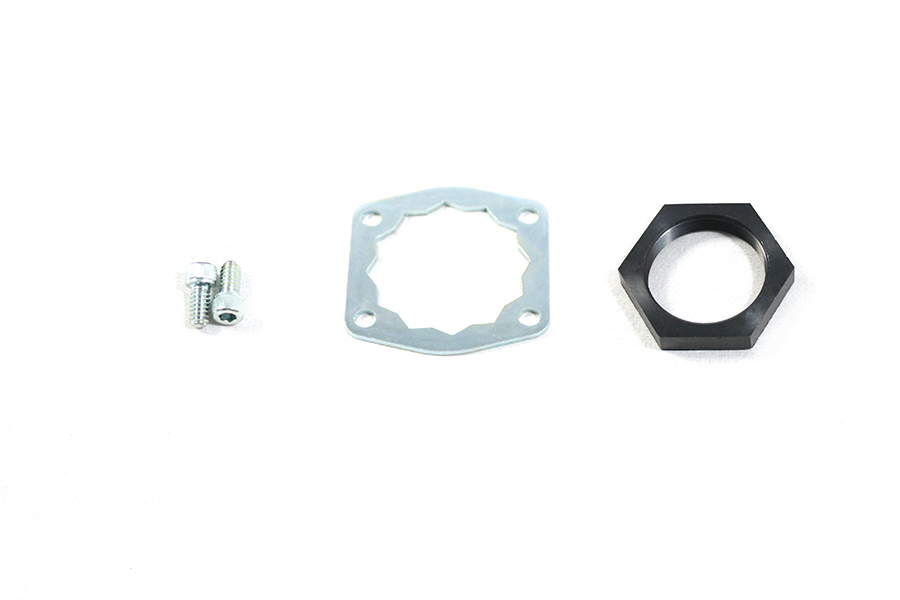 Front Belt Drive Lock Plate and Nut Kit