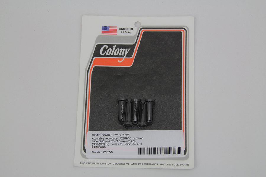Rear Brake Rod Clevis Pin Set
