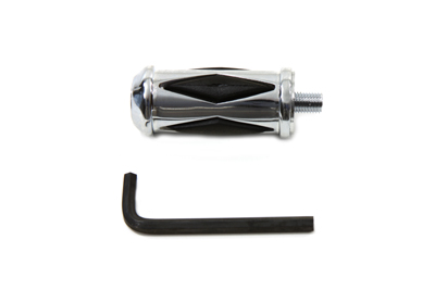 Shifter Footpeg Chrome Diamond Shape