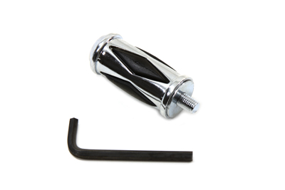 Shifter Footpeg Chrome Diamond Shape