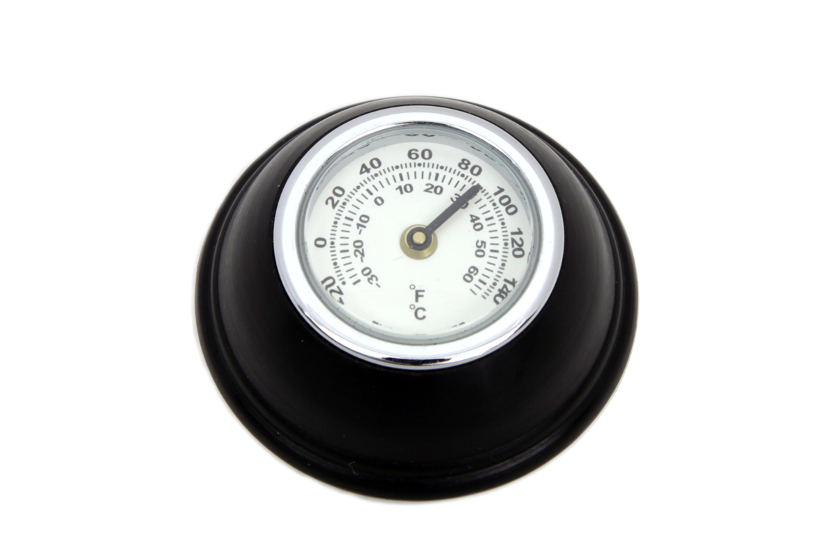 Small Black Shifter Knob with Temperature Gauge