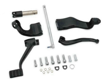 Black 3 Extension Mid Control Kit without Footpegs