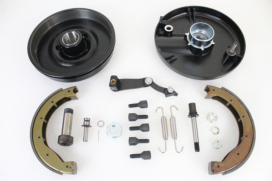 Front Brake Backing Plate Kit Black