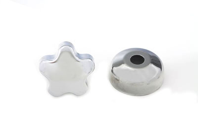 Chrome Fork Damper Knob with Cover