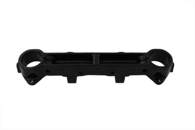 Black Adjustable Lower Fork Bracket for Harley FL 1950-1984