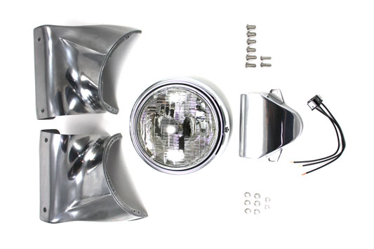 7 Headlamp Cowl Kit Polished