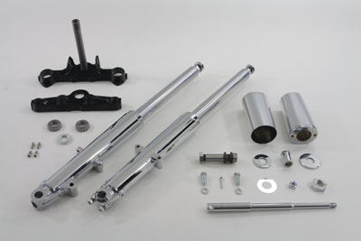 41mm Chrome Fork Assembly with Chrome Sliders