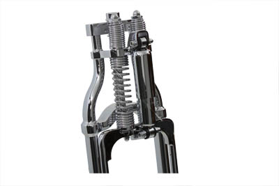 36 Wide Springer Fork Assembly with Shocks for Big Twins