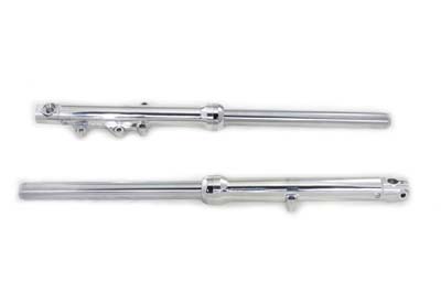 Chrome 39mm Fork Tube Assembly for 1988-1999 FXR & FXD