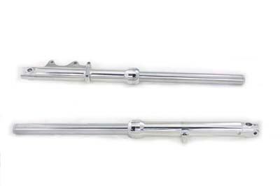 Chrome 39mm Fork Tube Assembly for 1988-1999 FXR & FXD