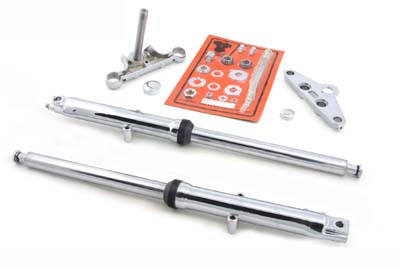 FXDWG 1991-2005 Fork Assembly with Chrome Sliders