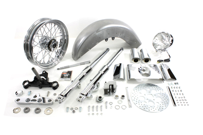 Fork Assembly with Chrome Sliders