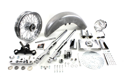 Fork Assembly with Chrome Sliders