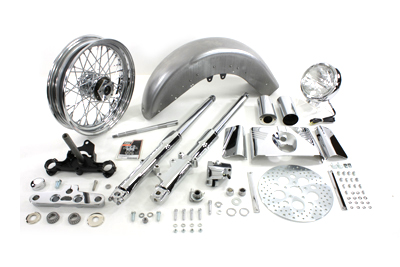 Fork Assembly with Chrome Sliders