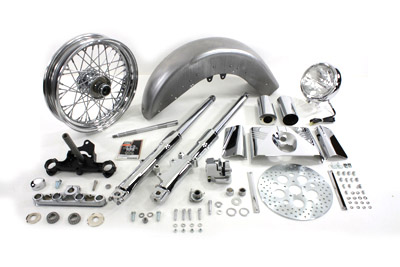 Fork Assembly with Chrome Sliders