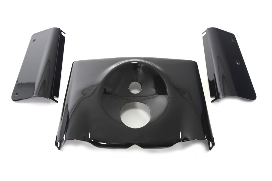 Fork Cover Kit Smooth Style Black