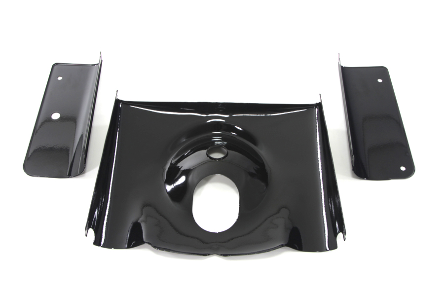 Fork Cover Kit Smooth Style Black