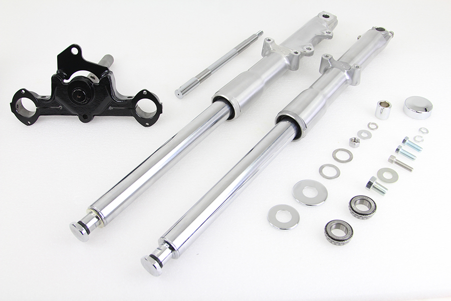 41mm Fork Assembly with Polished Sliders