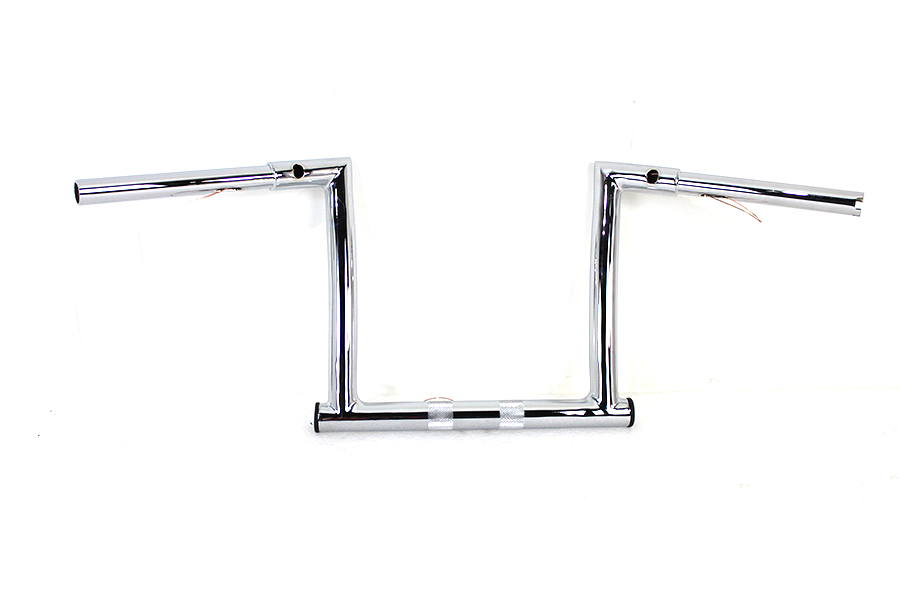 12 Chrome ChiZeled Z-Bar Handlebar with Indents