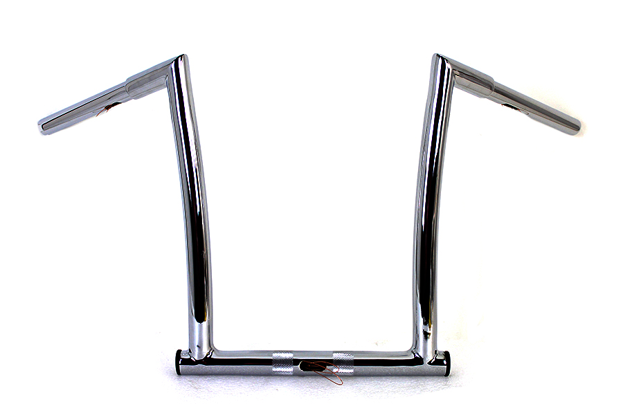 16 Chrome ChiZeled Z-Bar Handlebar with Indents