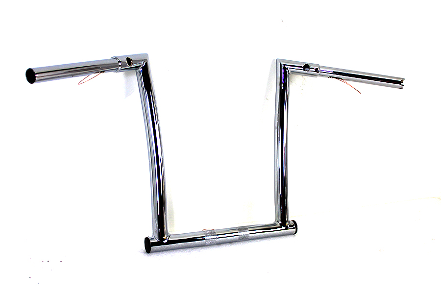 16 Chrome ChiZeled Z-Bar Handlebar with Indents
