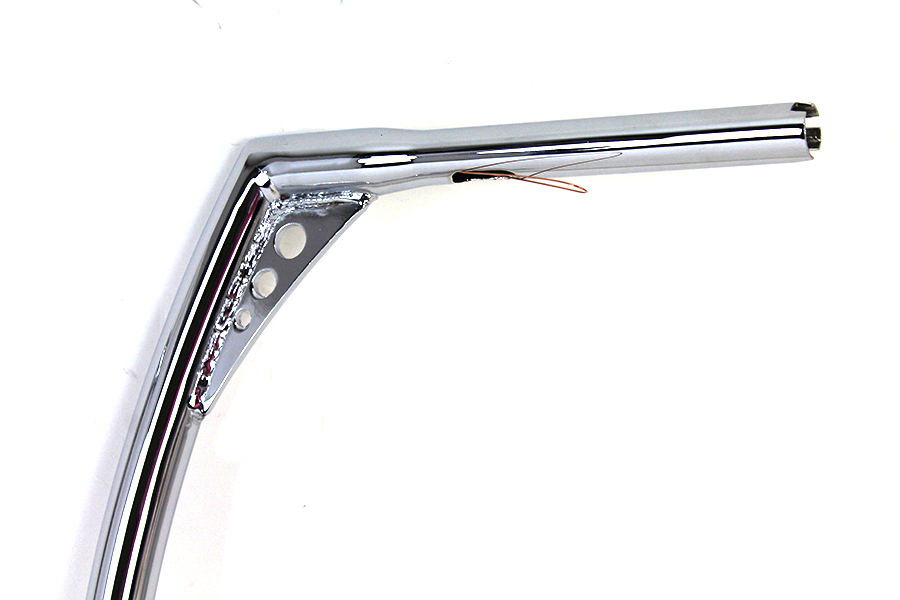 17 Chrome Z-Bar Handlebar with Indents