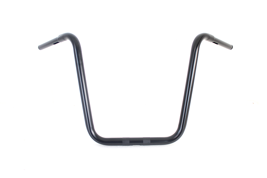 18 Rhino Ape Hanger Handlebar with Indents Black
