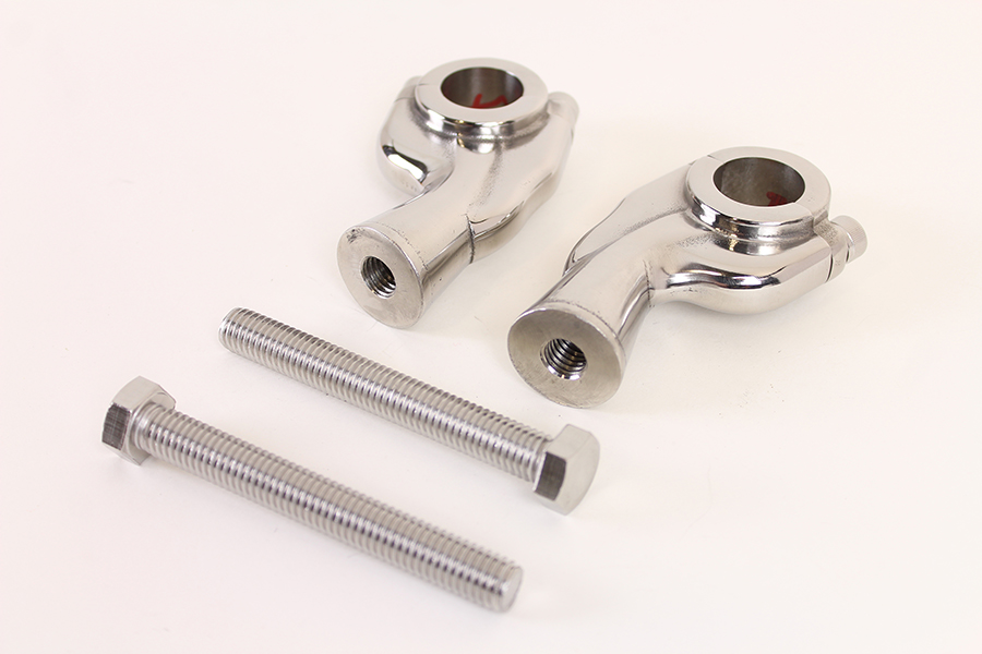 1 Smooth Pullback Riser Set Stainless Steel