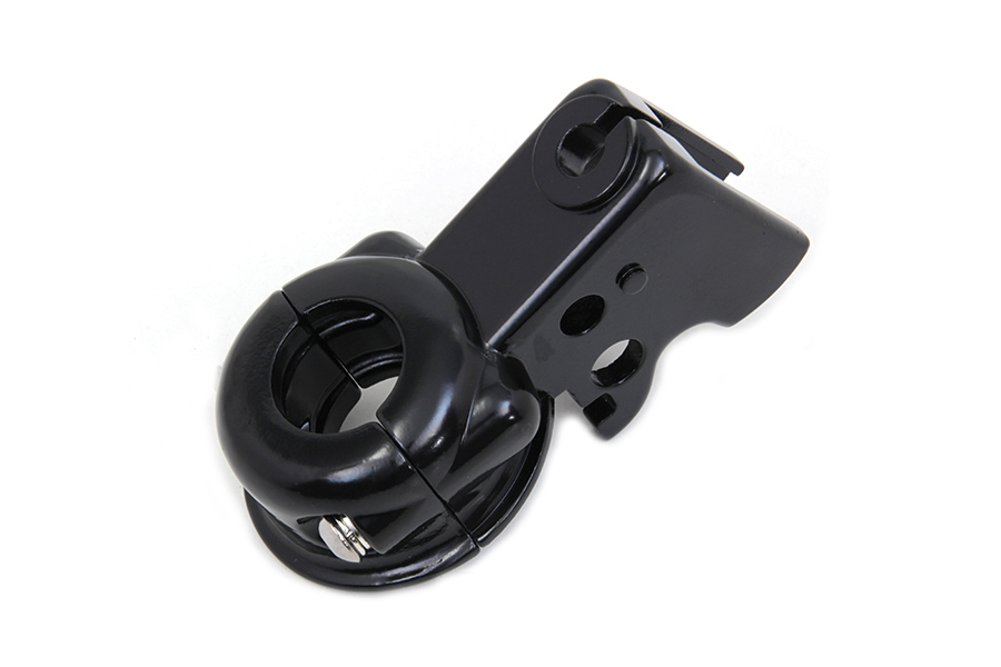 Clutch Hand Lever Bracket with Clamp Black