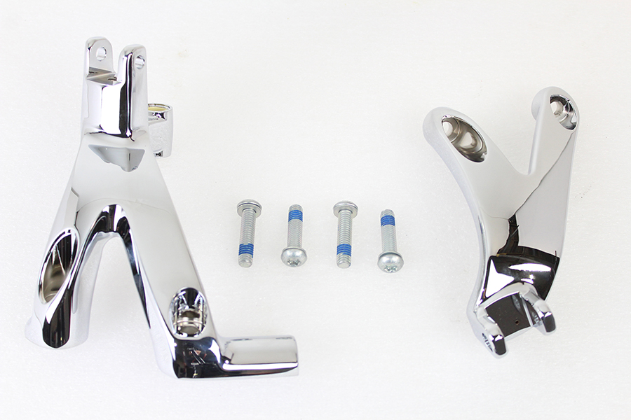 Standard Forward Control Mount Kit Chrome