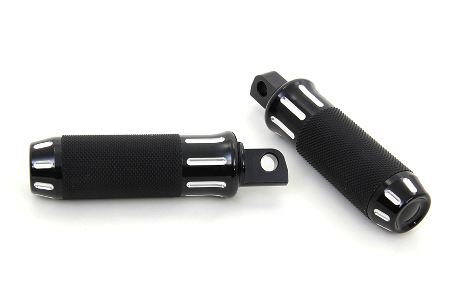 Black Cobra Style Footpeg Set