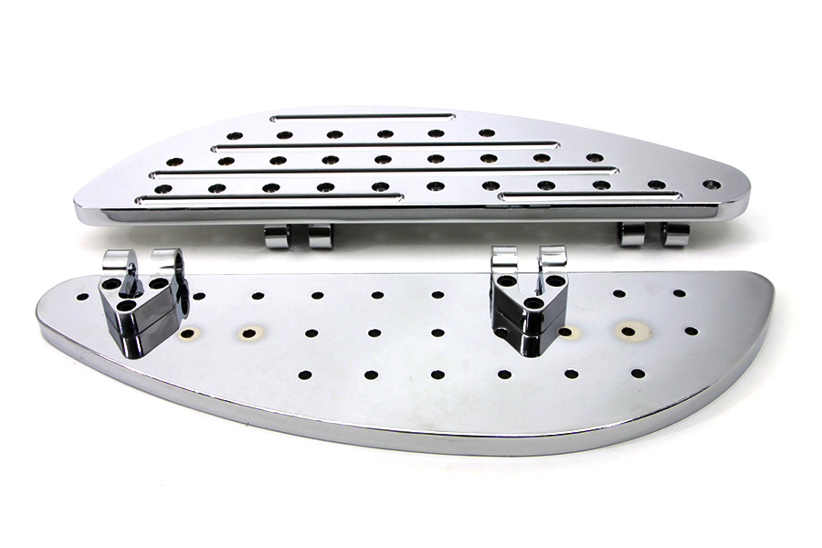 Driver Chrome Perforated Footboard Set