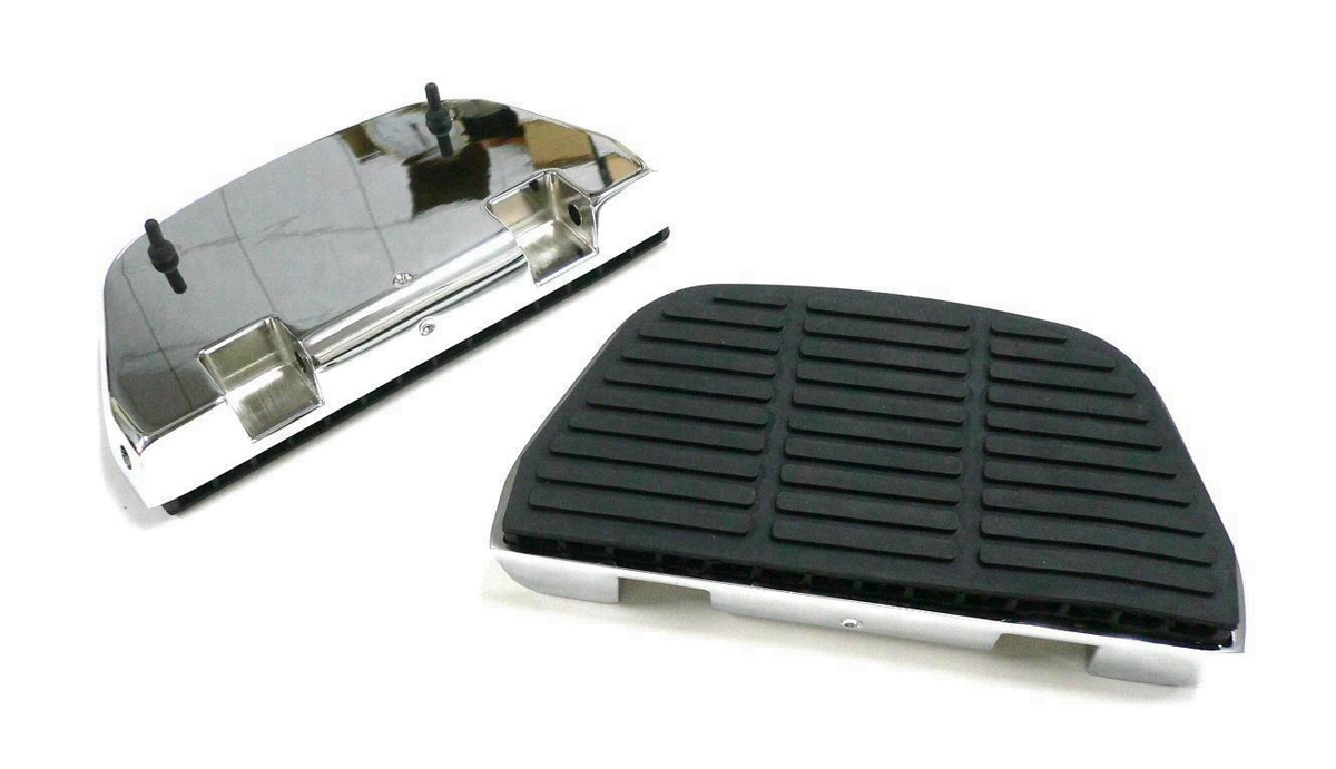 Chrome Block Rear Passenger Footboard Kit