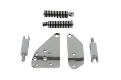 Chrome O-Ring Footpegs Hi-way Bar Kit Harley 71 - 84 FX FXE