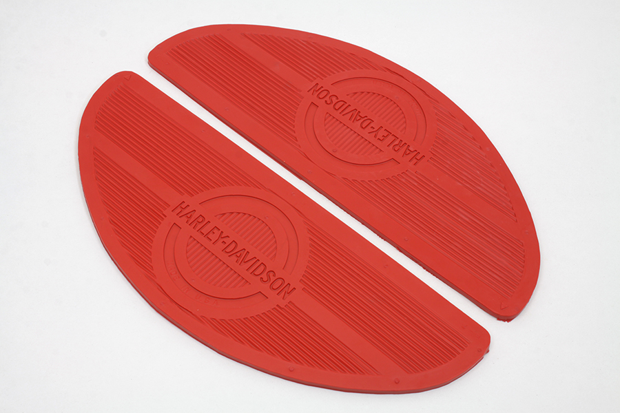 Red Oval Footbaord Set