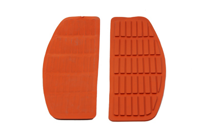 Footboard Orange Mat Set