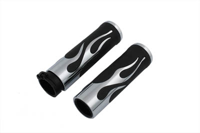 Hot Rod Flame Style Grip Set