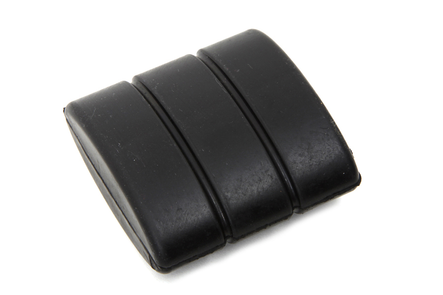 Black Rubber Brake Pedal Pad With FLH Logo