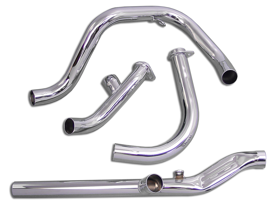 Dual Crossover Chrome Exhaust System