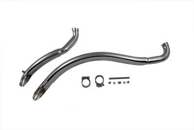 Exhaust Drag Pipe Set Curved