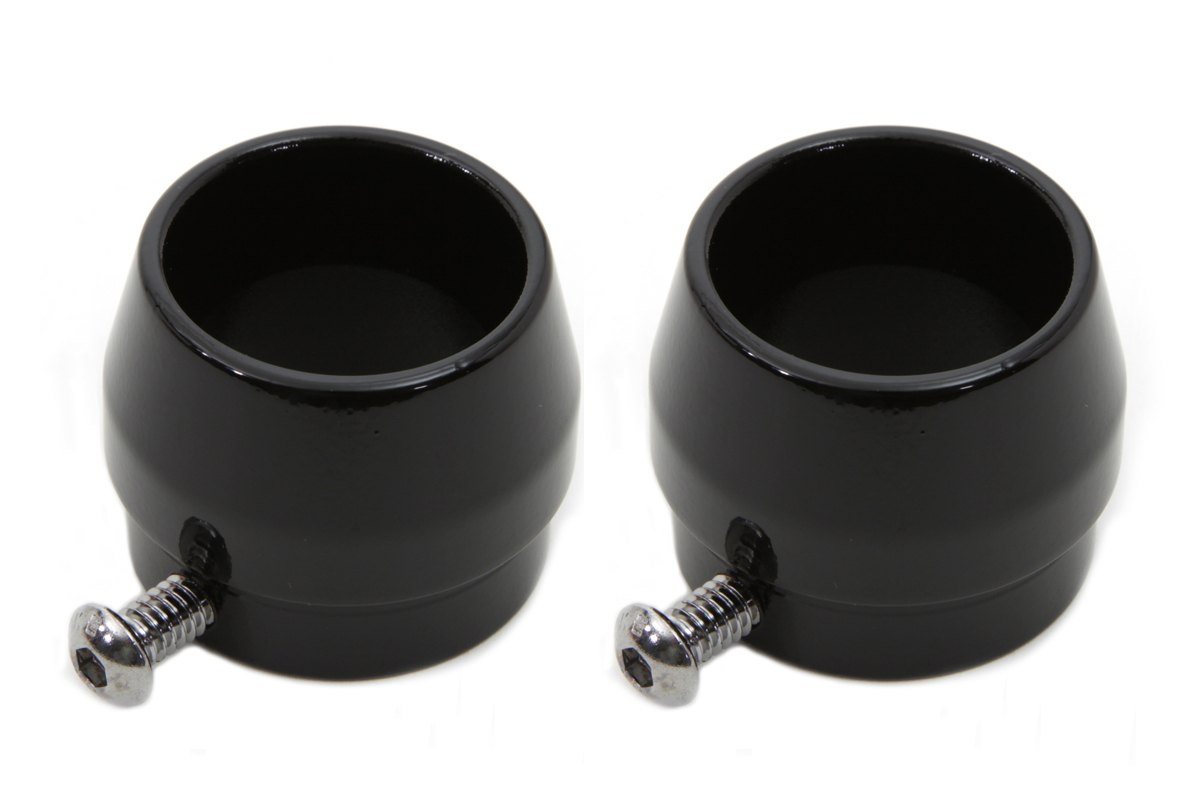 Black Tips for 1-3/4 Straight Pipe Exhausts