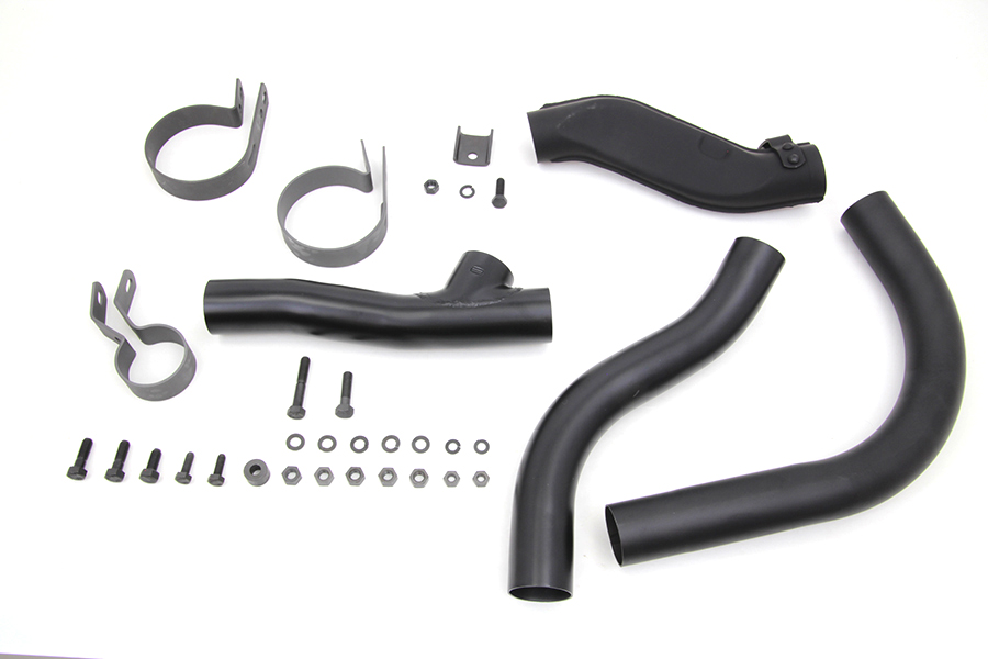 Black Knucklehead Exhaust Header Kit