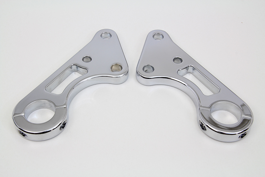 Windshield Fairing Brackets Chrome for Harley FLTR 1998-2005