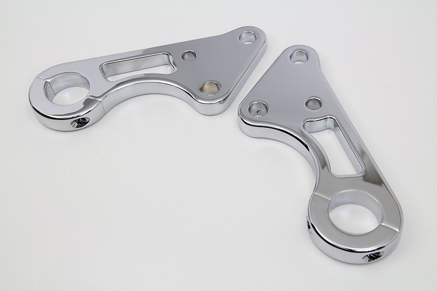 Windshield Fairing Brackets Chrome for Harley FLTR 1998-2005